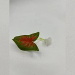 水族鱼缸造景斗鱼产卵叶装饰人造仿真水草斗鱼休息叶供货跨境电商