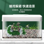 鱼缸水族箱造景装饰品摆件拱形桥工艺品鱼缸假山亭子石桥造景小桥