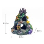 鱼缸装饰水族箱造景背景仿真青苔珊瑚礁珊瑚摆件仿海底石仿真假山