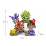 鱼缸装饰水族箱造景背景仿真青苔珊瑚礁珊瑚摆件仿海底石仿真假山