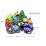 鱼缸装饰水族箱造景背景仿真青苔珊瑚礁珊瑚摆件仿海底石仿真假山