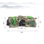 鱼缸鱼虾躲避洞宠物躲避罐装饰品树脂小摆件水族箱造景乌龟爬台洞