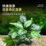 水族箱鱼缸造景水草装饰仿真塑料荷花假水草仿真植物沙盘摆件批发