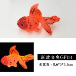 厂家夜光仿真大号金鱼海洋水母鱼缸造景装饰品水族硅胶仿真鱼漂浮
