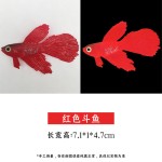 夜光仿真金鱼 假海洋水母鱼缸装饰品批发 硅胶彩色缸鱼魔鬼鱼