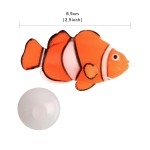 鱼缸造景仿真海洋鱼水族箱装饰品假鱼塑料会游动假鱼夜光鱼观赏鱼