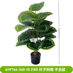 仿真绿植18头散尾葵户外家居盆栽装饰摆件植物墙造景叶材假树批发