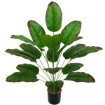 仿真植物18头旅人蕉天堂鸟北欧大芭蕉叶绿植园林装饰造景假树跨境