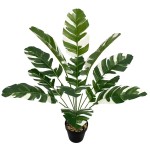 仿真植物18头旅人蕉天堂鸟北欧大芭蕉叶绿植园林装饰造景假树跨境