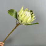 植绒大帝王花仿真花假花造景 婚庆花艺家居装饰以法莲精仿网红花