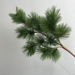 仿真1松针树枝 迎客松美人松等松枝插花造景装饰马尾松松树枝绿植