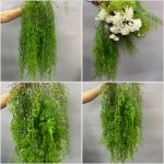 仿真植物墙配饰 仿真 小植物壁挂橱窗酒店造景装饰垂挂假绿植批发
