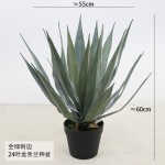 仿真龙舌兰芦荟盆栽剑麻绿植皇冠兰室内造景居家装饰盆景虎皮兰