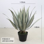 仿真龙舌兰芦荟盆栽剑麻绿植皇冠兰室内造景居家装饰盆景虎皮兰