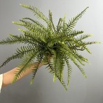 波斯蕨波斯叶蕨类植物仿真绿植微景观造景地插美陈装饰绿叶叶材