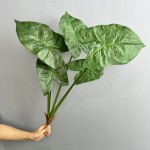 3D打印彩叶芋仿真绿植造景家居装饰海芋叶海棠叶彩芋叶摄影道具
