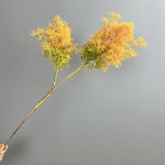 仿真高品质黄栌绿植迷雾松烟树雾凇草 婚庆假花造景装饰千丝草