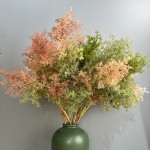 仿真高品质黄栌绿植迷雾松烟树雾凇草 婚庆假花造景装饰千丝草