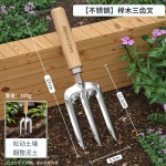 不锈钢园艺铁锹工具家用小铲子耙子松土锄头种菜种花赶海套装