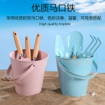 儿童园艺工具沙滩赶海铁桶玩沙挖沙铁水桶浇花桶厂家现货园林套装