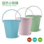 儿童园艺工具沙滩赶海铁桶玩沙挖沙铁水桶浇花桶厂家现货园林套装