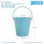 儿童园艺工具沙滩赶海铁桶玩沙挖沙铁水桶浇花桶厂家现货园林套装