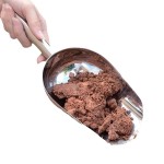 不锈钢铲子加厚一体铲子饲料铲多用铲平底铲多肉种植种花小铲子