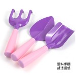 园艺工具套装 挖沙小铁铲 铁锹小锄头园林工具户外赶海玩沙小铲子