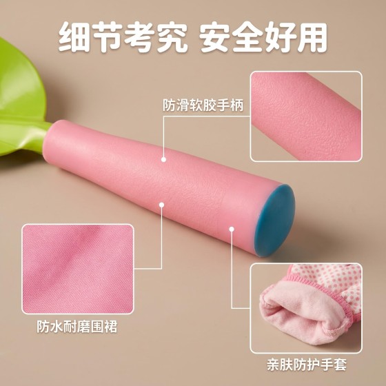 儿童园艺铲子套装园艺种植工具花园工具三件套园林五金小铁锹现货