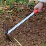 猛钢小锄头种菜种花两用家用除草园林农用翻地开荒松土器园艺工具