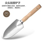 园艺铲子不锈钢花园工具挖土除草园艺铁铲家庭院栽培种植园林套装