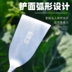 挖蒜铲子农用不锈钢花铲园艺锄草小铲子塑柄挖野菜除草挖大蒜铲子