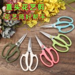 ins不锈钢鲜花剪加厚彩色园艺尖头剪刀花艺师插花剪修花枝园艺剪