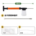 跨境推拉硅藻土喷粉器家用白蚁药粉杀虫粉末喷洒器果树花粉授粉器