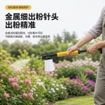 跨境推拉硅藻土喷粉器家用白蚁药粉杀虫粉末喷洒器果树花粉授粉器