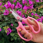 林太作花艺剪不锈钢鲜花剪花园花枝剪长刃DIY插花工具剪刀枝条