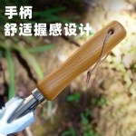 不锈钢除草器园艺拔草器挖野菜器松土器园林小铲子勾草器除草工具