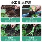跨境园艺铲子加厚塑料多肉胶铲儿童铲种菜挖土铲子园艺工具三件套