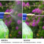 双头铜杆往复式消毒喷壶气压手动推拉喷雾枪饮料瓶通用喷枪浇花