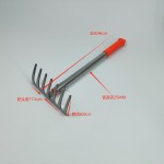 现货供应园艺赶海工具三齿四齿五齿六齿七齿耙子园艺套装铲子