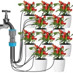 跨境10个头滴水套件浇花器懒人浇花工具渗水出差家用滴灌多肉盆栽
