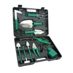 跨境园艺工具套装礼盒修枝剪刀铲耙锹剪喷壶十件套家用种花工具箱