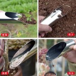 不锈钢多肉桶铲盆栽种花养花阳台挖土换盆移盆家用花铲施肥工具