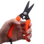 园林修枝剪盆景修枝工具不锈钢发黑修枝剪刀园艺树枝剪刀现货批发