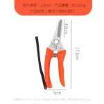 园林修枝剪盆景修枝工具不锈钢发黑修枝剪刀园艺树枝剪刀现货批发