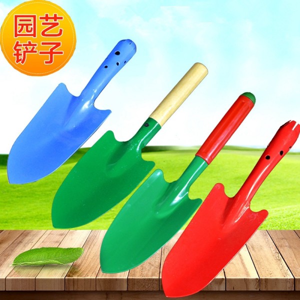 园艺不锈钢小铲子铁铲除草器铁锹养花种菜挖土户外松土多肉工具