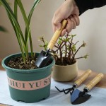 种花工具家用套装种菜栽花养花多肉盆栽耙子铁锹园艺小铲子三件套