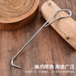 盆景翻盆勾 换盆松土小型工具 不锈钢钩子现货 批发盆栽单爪根勾