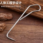 盆景翻盆勾 换盆松土小型工具 不锈钢钩子现货 批发盆栽单爪根勾