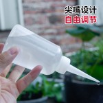 塑料洗瓶弯嘴瓶浇花软壶带刻度挤压式冲洗瓶多肉尖嘴浇水壶油瓶